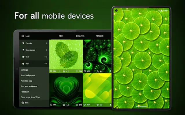Green Wallpapers 4K android App screenshot 0