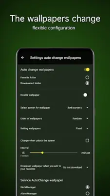 Green Wallpapers 4K android App screenshot 1